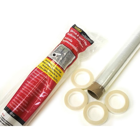 M-D Building Products M-D Clear Indoor Window Shrink Film 64 in. W X 25 ft. L 43100